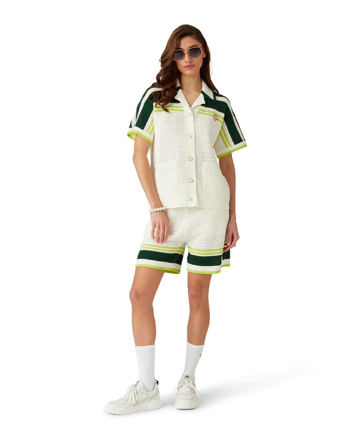 Tennis Crochet Shorts | Casablanca Paris | Image 2
