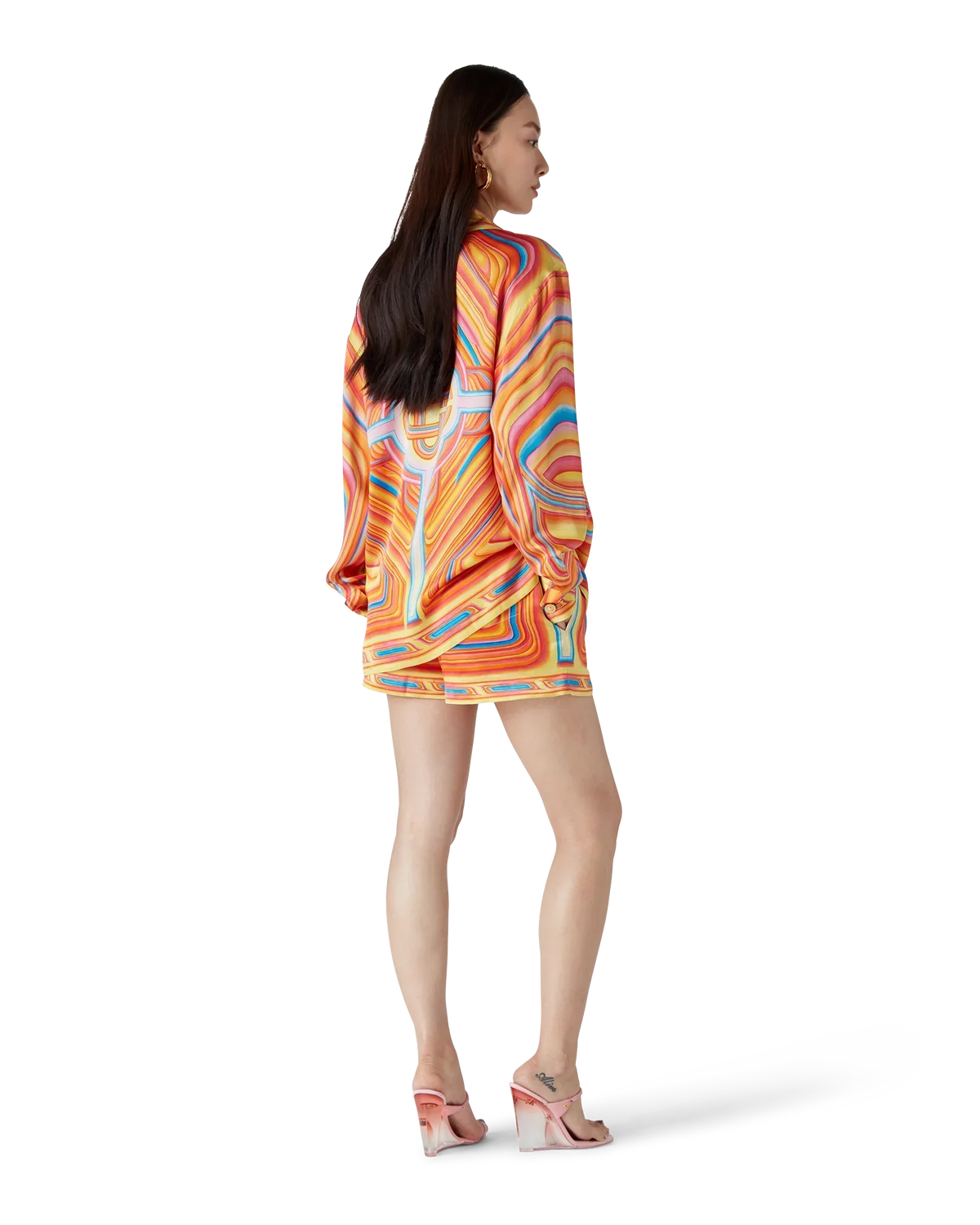Low Rider Silk Shorts | Casablanca Paris | Image 3