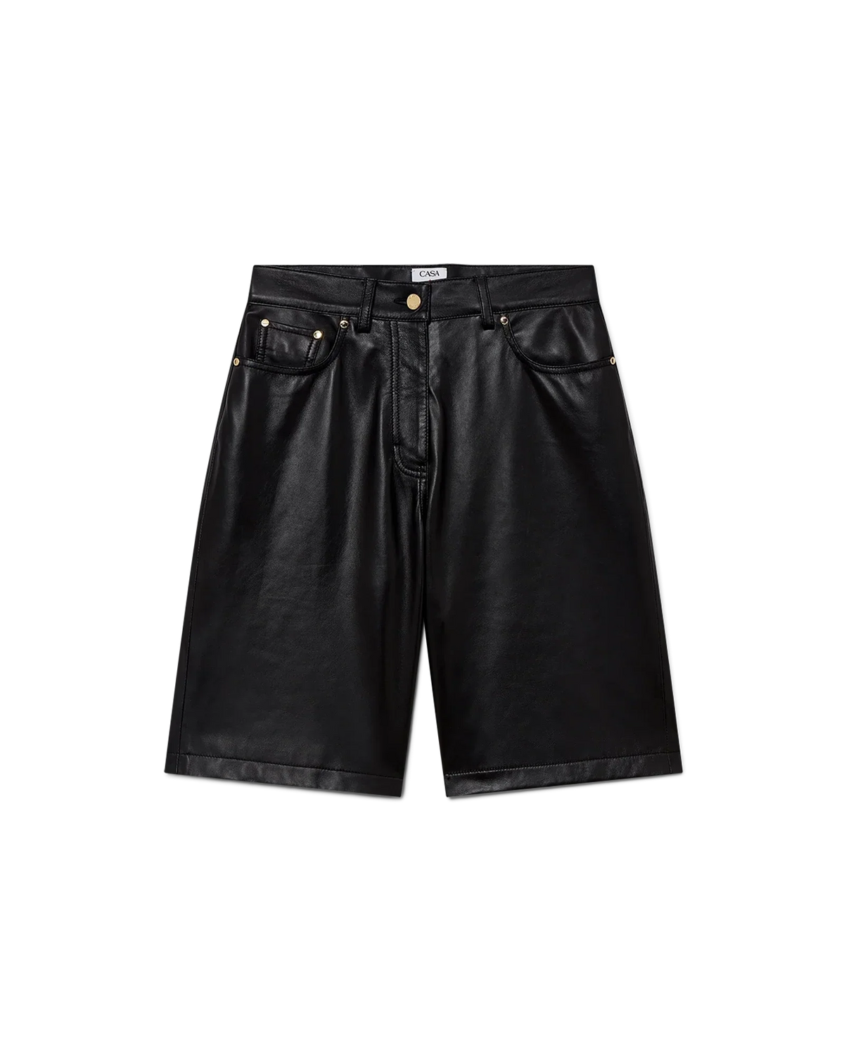 Leather Skater Shorts | Casablanca Paris | Image 1